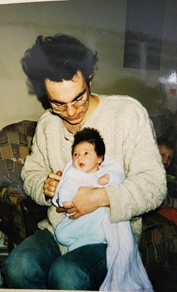 Tom and baby Anna May