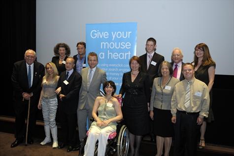 Britain's Most Inspiring Fundraiser Event - Stephen Back Row with all finalists