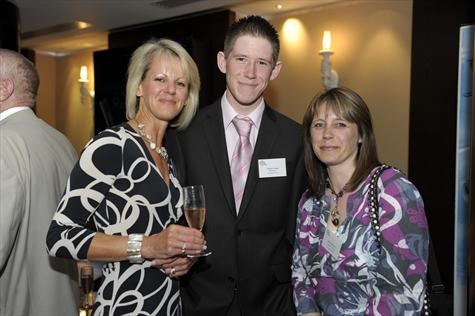 Britain's Most Inspiring Fundraiser Event Stephen with his Mum, Judy (right) and Sue Piper, Demelza