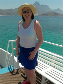 On the boat to Balos