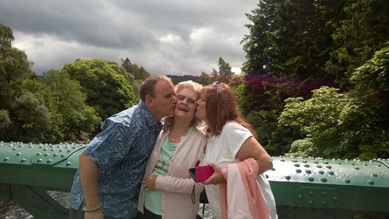 Stewart, Nan, Mum at Balmoral June 2015