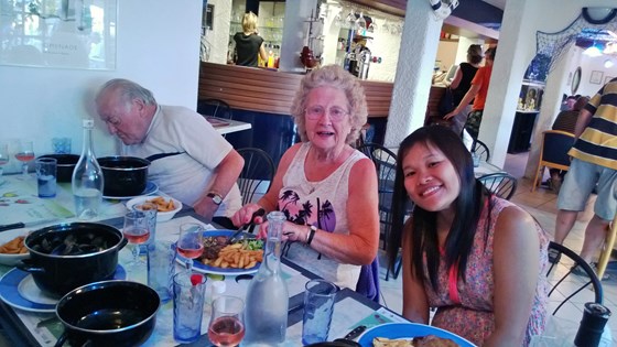 Fred, Nan and Lek in France 2013