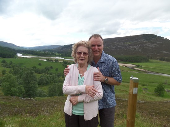 Nan & Stewart in Scotland 2015
