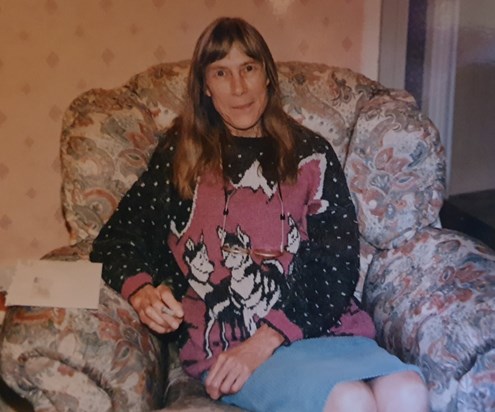 Mum at home, early 90s