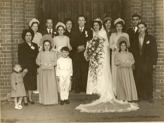 Jim & Vicky's Wedding   25.02.1950