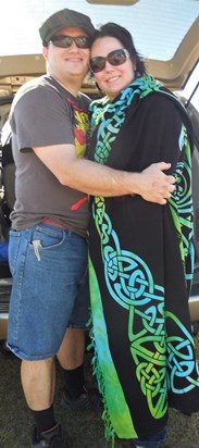 Bruce and Crystal Hugging at Spartan Days 2016