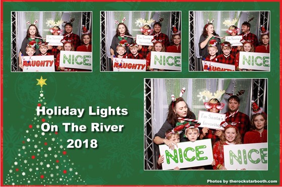Christmas 2018 1 of 2 Naughty and Nice Lights on the River
