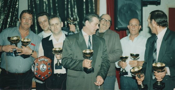 Frank at Darts Award with Ron