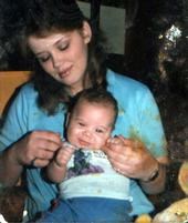 Beautiful New Mommy, with Chase, 1988