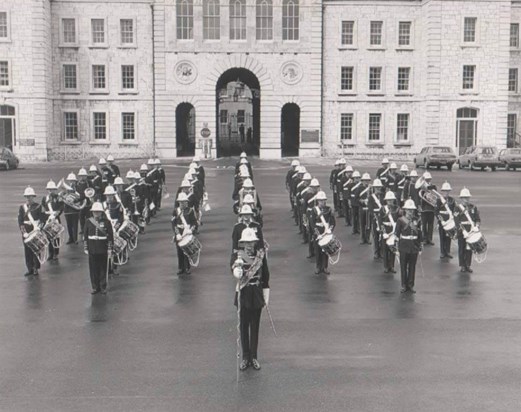 Band of HM Royal Marines Commando Forces Plymouth. Director of Music Captain HC Farlow LGSM LRAM RM.