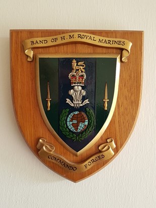 Band of HM Royal Marines Commando Forces Plymouth. Director of Music Captain HC Farlow LGSM LRAM RM.