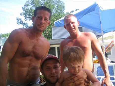 Dad & His Favorite Fellas! His son, Luke. His son-in-law, Ryan. His grandson, Ryder