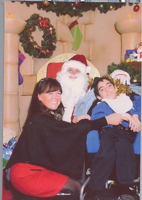 Edward with Santa