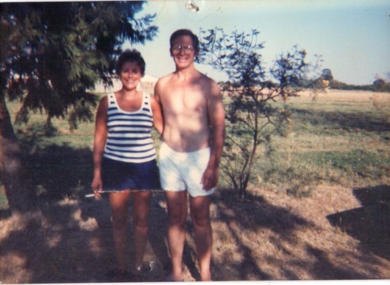 Mom and Dad in Galt, 1985