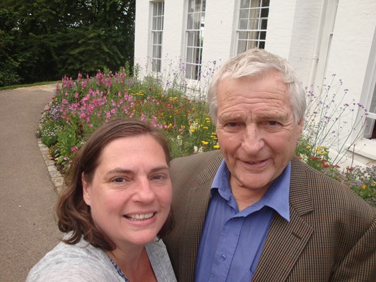 Dad and T'Kid selfie