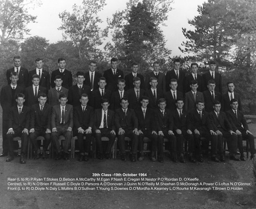 39th Cadet Class - The Military College, Curragh Camp, Co. Kildare