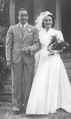 wedding of Maria & George in 1939 in Barbados