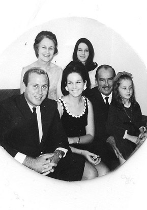 1966 Maria & George with daughters Judith, Jennifer & Joanne & Judith's husband Stephen