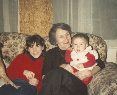 1982 with granddaughters Lisa & Judith (Jennifer & Shaun's two oldest daughters)