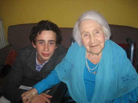 May 2011 with grandson Max (Joanne's oldest son)