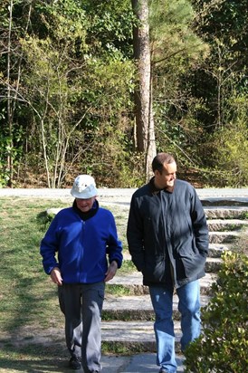 John and Dave, Duke Gardens