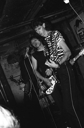 Benjamin and Ric at The Rat in Boston. Photo courtesy of Robert Post. 