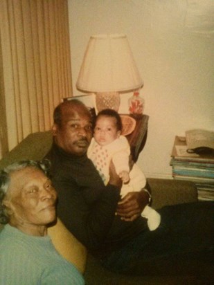 Grandma, Dad and Reese