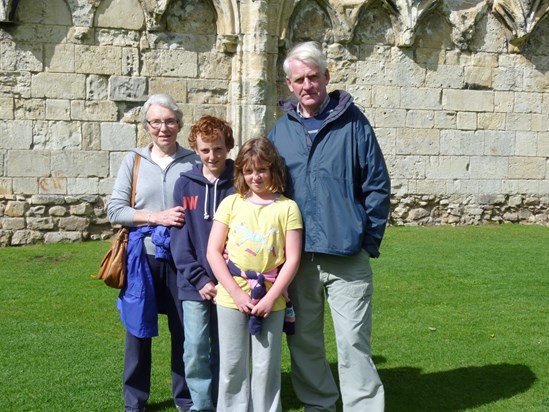 mum and dad with Jack and Grace on one of our many days out