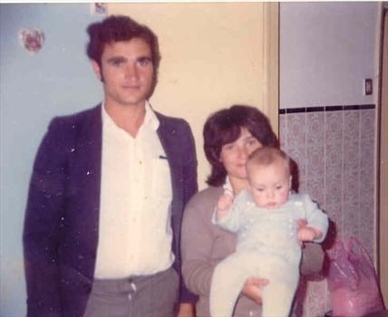Baby Paulo and his parents