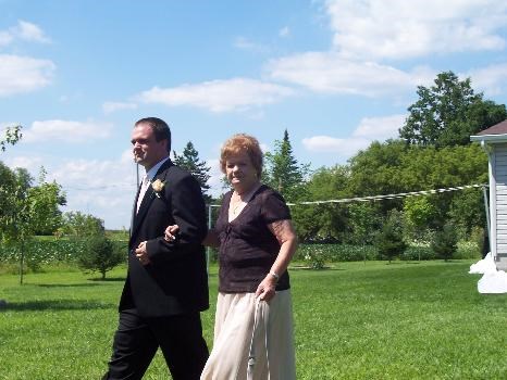 Mom (Grandma) at Richelle's wedding