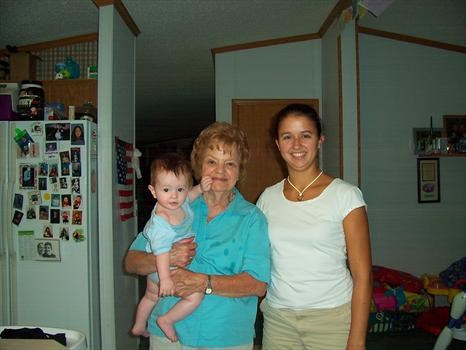 Mom, Bryson and Lisa summer '06