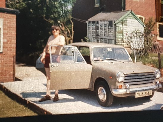 Mavis and his first car
