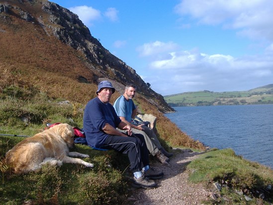 Alan, Jazz & Steve  Ennerdale lake 2006