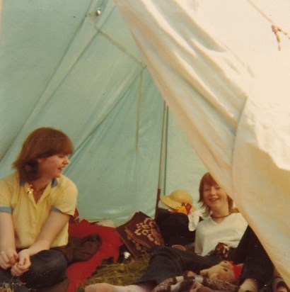 1981 Camping at Edge Hill after O'Levels