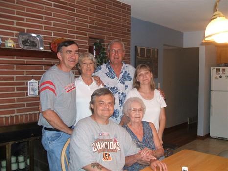 Dale, Aunt Irene, Janie, Bill, Beth and Bobby 6/08