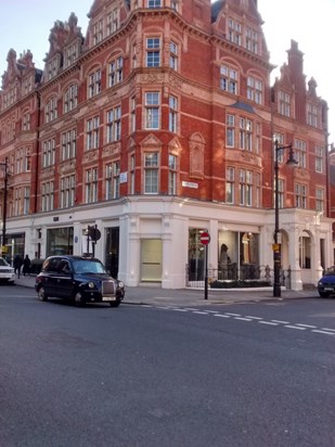 The apartment block in Mayfair where Graham lived.
