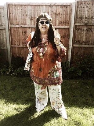 Carla As The Peace Loving Hippy We All Know And Love