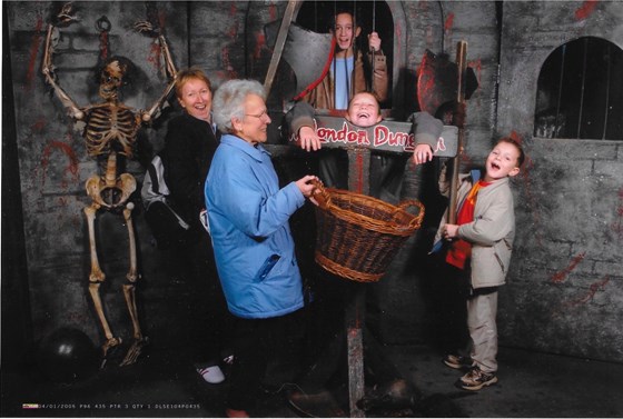London Dungeons with the boys
