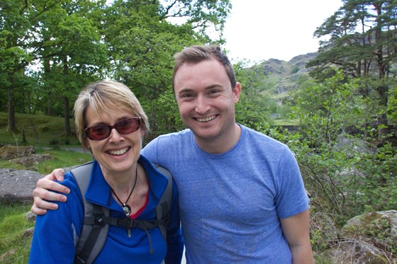 Mum and Chris in the Lakes