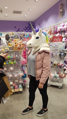 Legend in a unicorn hat