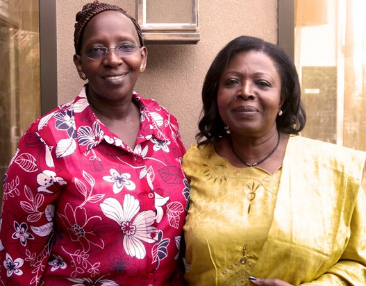 Efua Dorkenoo with MP Dr Linah Jebii Kilimo – Chair National Task Force on FGM, Kenya in Kenya