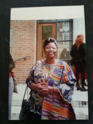 Efua in London in the 90s