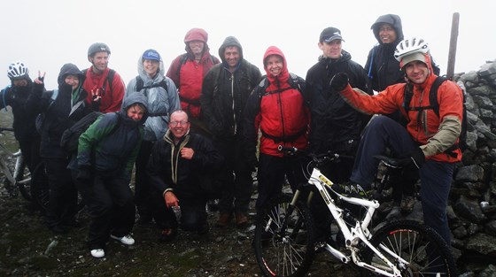 The First Munro for Rob (Ben Chonzie north of Crieff). It was a wet one!