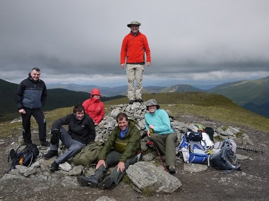 The start of a long Munro walk around the Ben Lawyer horseshoe of Munro