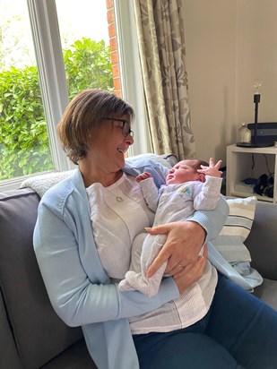This first time Esme met granny Ag 