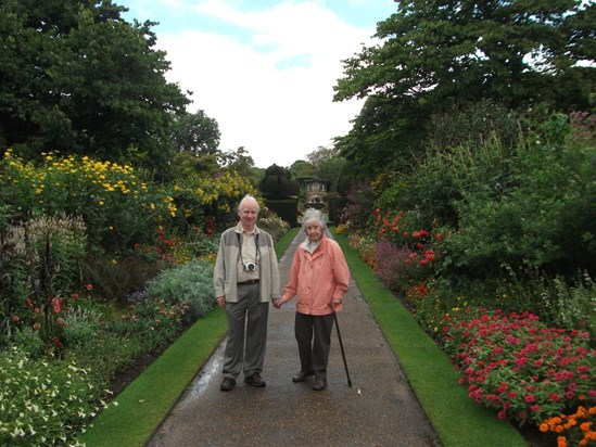 In the gardens at Nymans, 2012