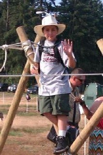 Jason Brown at Boy Scout Jamboree 