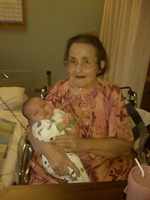 Grandma and her youngest grand son