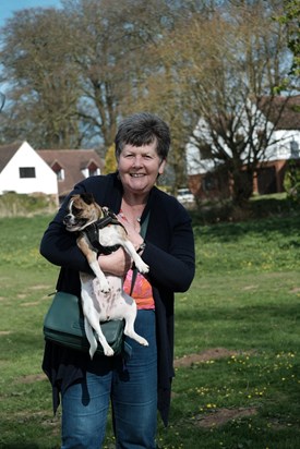 Mum and her Grand-dog Lotti