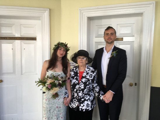 Granna at Rachel and Daniel’s’ wedding